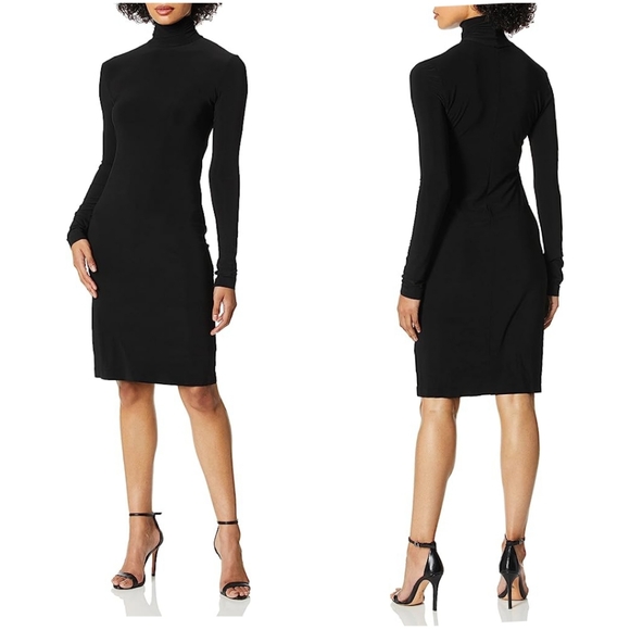 Norma Kamali Turtleneck Dress - Picture 1 of 7